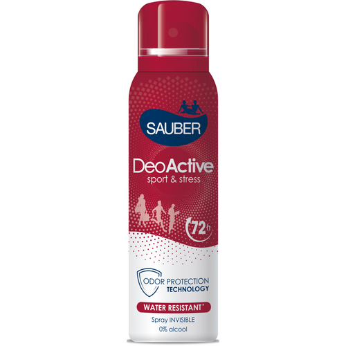 Sauber Deodorante Active Sport & Stress 72h Spray 150 Ml