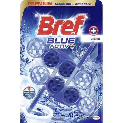 Bref Wc Blue Active+ Igiene 2 Tavolette Da 50 Grammi