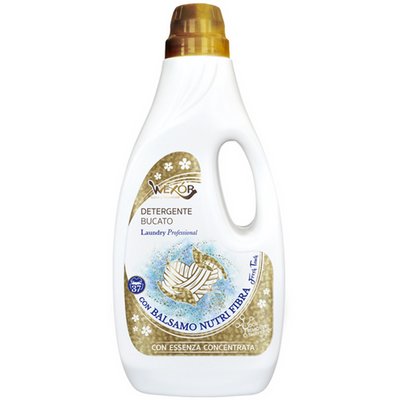 Wexor Detergente Bucato Liquido Lavatrice Con Balsamo Nutri Fibra Fresh 37 Lavaggi 1,5 Litri