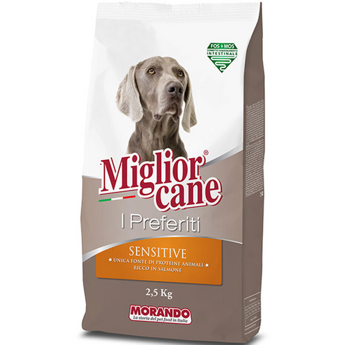 Miglior Cane I Preferiti Sensitive Croccantini Salmone Sacchetto 2,5 Kg