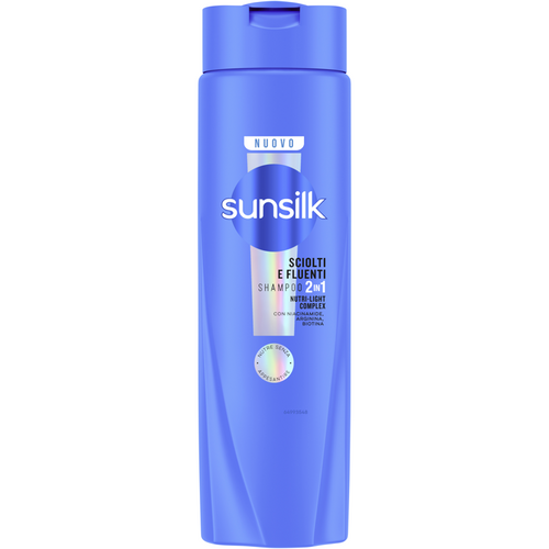 Sunsilk Shampoo 2in1 Sciolti E Fluenti - Nutre Senza Appesantire - 250 Ml