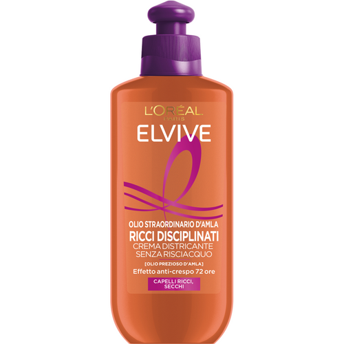 Elvive Olio Straordinario Crema Districante Senza Risciacquo Ricci Disciplinati Capelli Ricci E Secc…