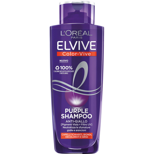 Elvive Color Vive Purple Shampoo Anti Giallo 200 Ml