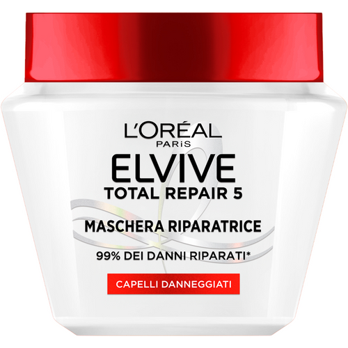 Elvive Total Repair 5 Maschera Riparatrice Capelli Danneggiati 300 Ml