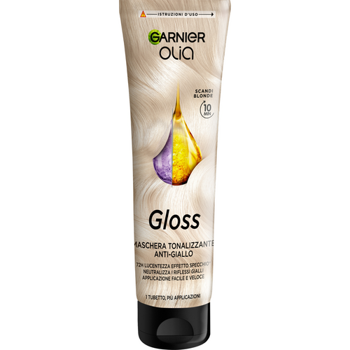 Garnier Olia Gloss Maschera Tonalizzante Anti Giallo 72h Scandi Blonde 150 Ml