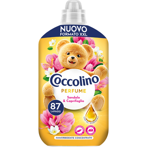 Coccolino Perfume Ammorbidente Concentrato Sandalo & Caprifoglio 87 Lavaggi 1827 Ml