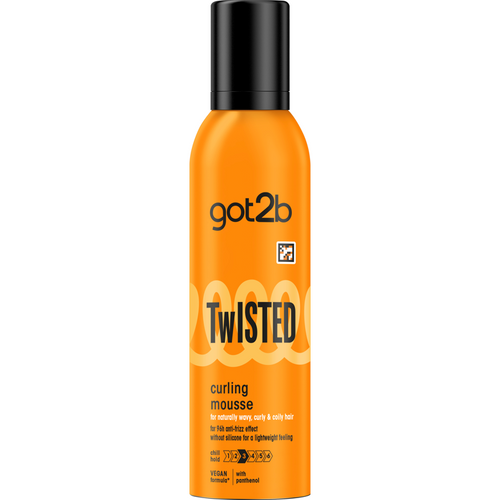 Got2b Twisted Curling Mousse Per Capelli Ricci Effetto Anti Crespo 250 Ml