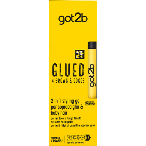 Got2b Glued 4 Brows&edges Styling Gel Per Sopracciglia E Baby Hair 16ml