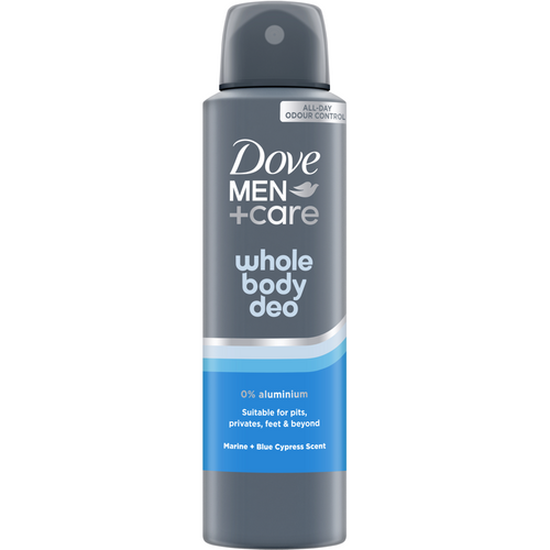 Dove Men Deodorante Whole Body Marine + Blue Cypress Scent Spray 150 Ml