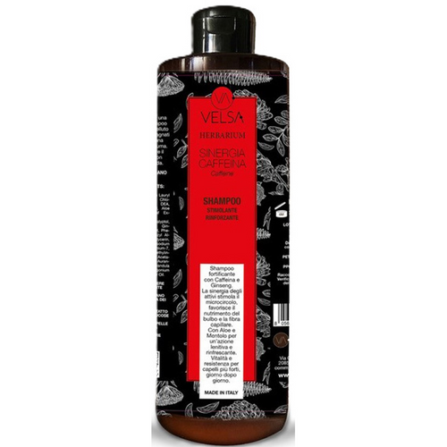 Velsa Herbarium Sinergia Caffeina Shampoo Stimolante Rinforzante 500 Ml