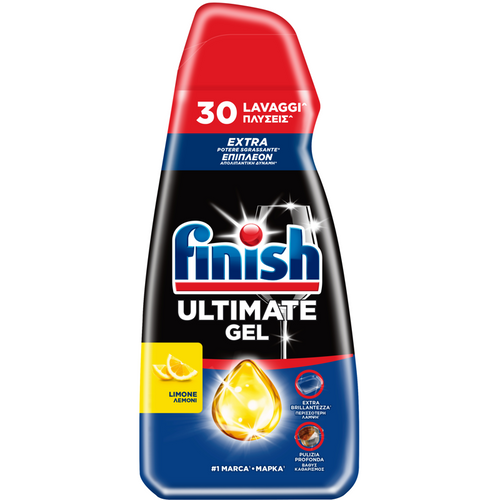 Finish Gel Ultimate Lemon 30 Lavaggi 540 Ml