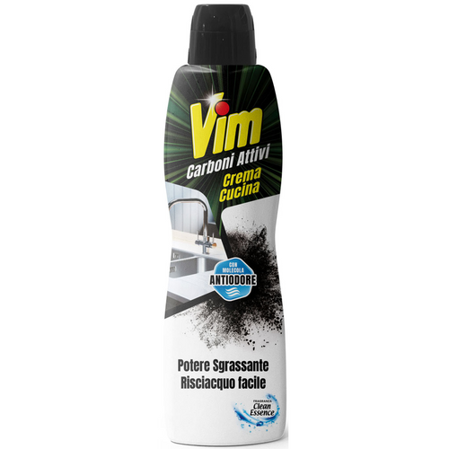Vim Crema Cucina Carboni Attivi Antiodore 500 Ml